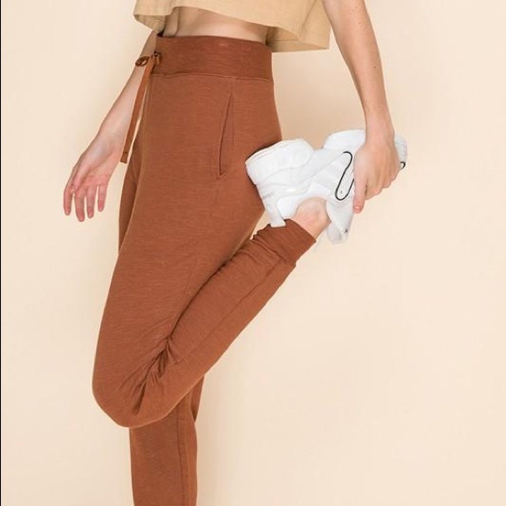 ULTRA COMFORTABLE JOGGERS-HAZELNUT - Picture 9 of 10